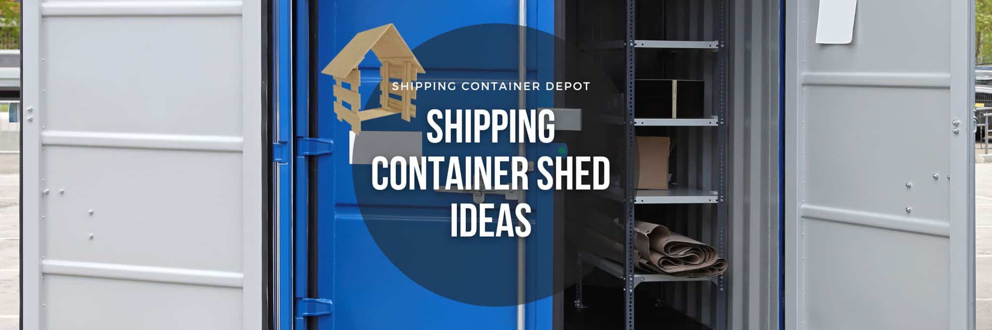 shelving  Metal storage containers, Shipping container sheds