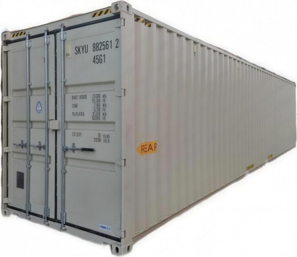New one-trip shipping container
